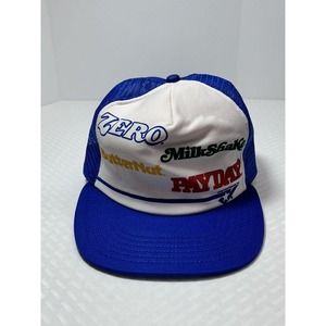 Zero, Milkshake, Butternut, Payday Vintage Adjustable SnapBack Hat ~ U.S.A.‎